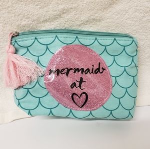 2 for $10- Mermaid At Heart Make-Up Bag